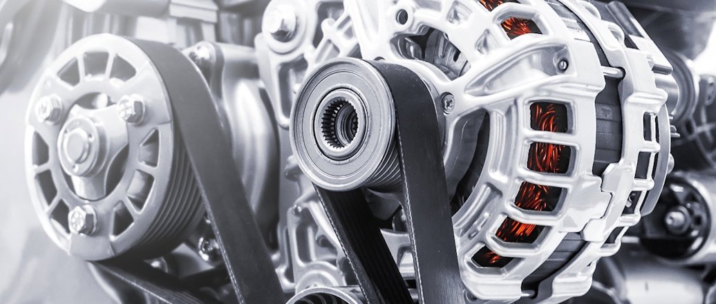 a close-up of a steering wheel