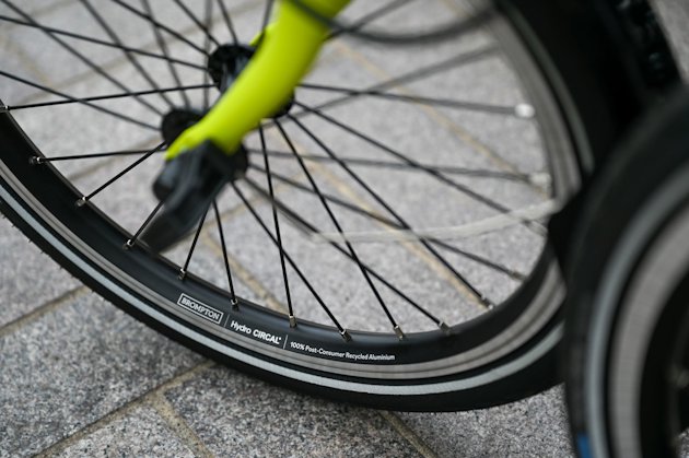 Bicycle rims made from 100% post-consumer scrap