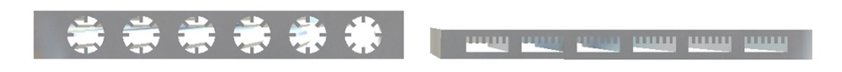 Aluminium profiles for liquid cooling