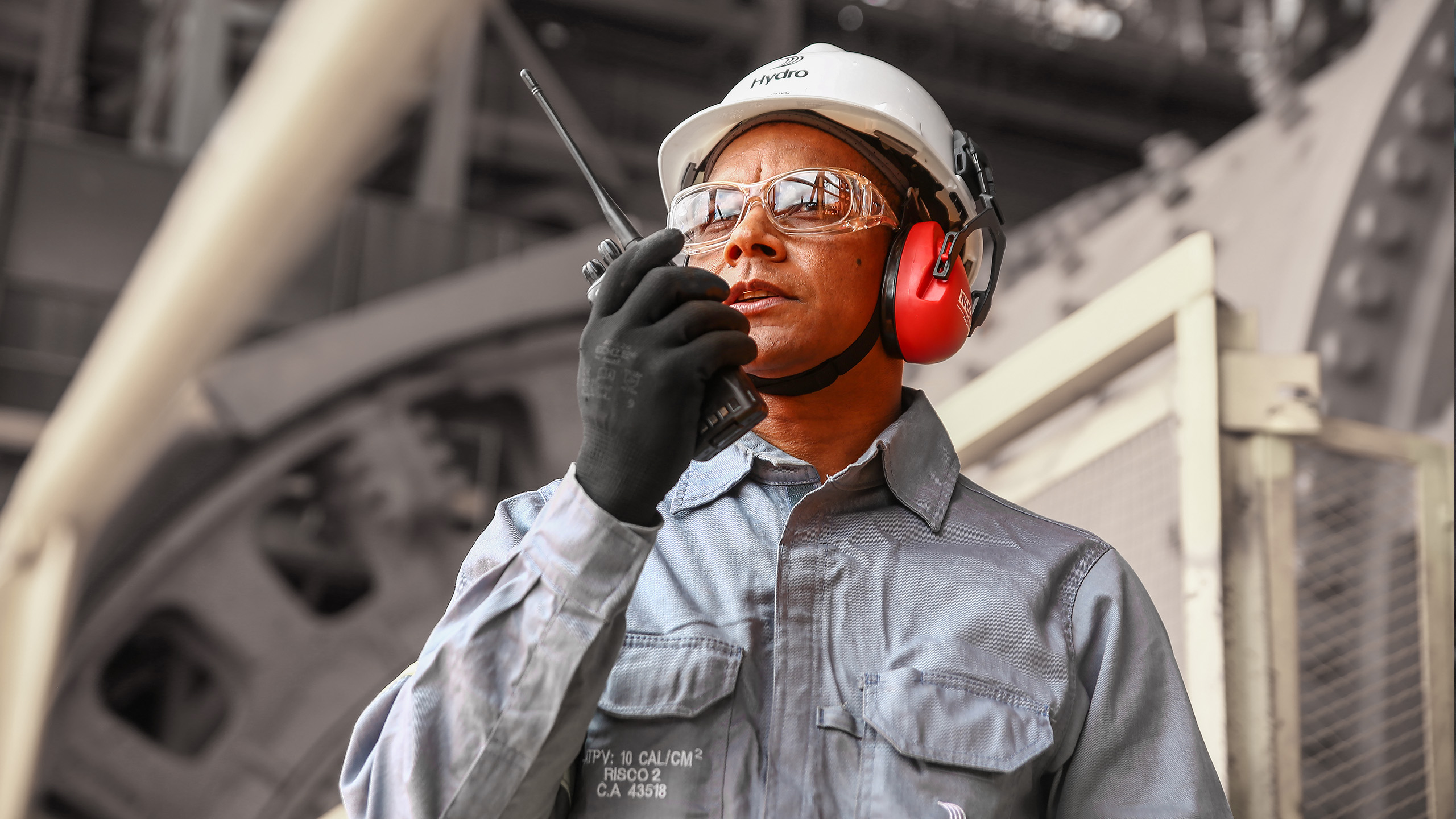 a man wearing a helmet and goggles