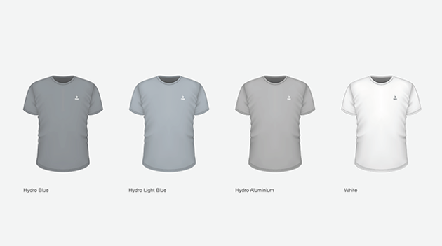 a group of white t-shirts