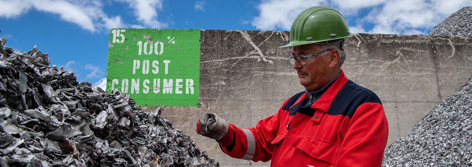 a man in a red jacket