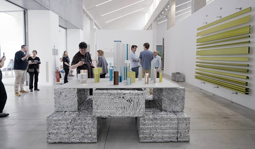 Hydro's 100R exhibition at the 2024 Milan Design Week