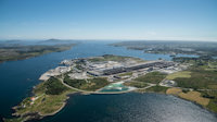 Aerial view of Hydro Karmøy