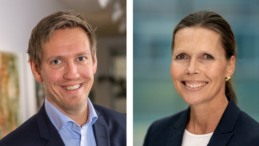 Olav Magnus Linge and Therese Rød Holm