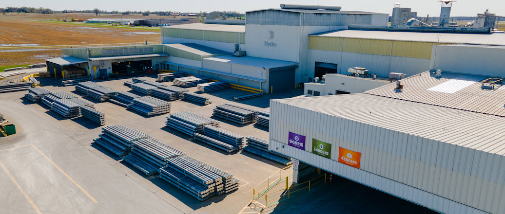 Hydro Aluminium Henderson plant aerial view
