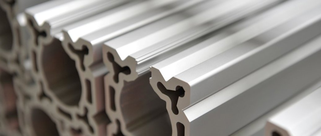 This picture show some aluminium profiles.