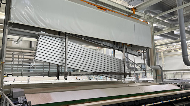 a large factory with pipes