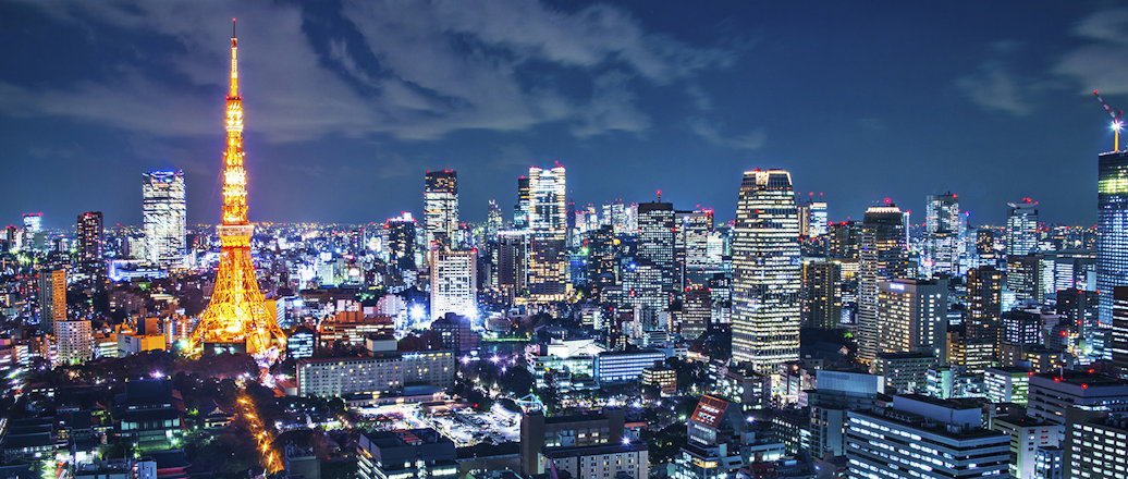 Nightscape with Tokyo tower