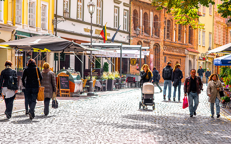 Old town in Vilnius