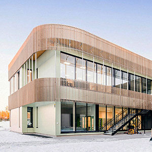 a building with glass windows a building with glass windows