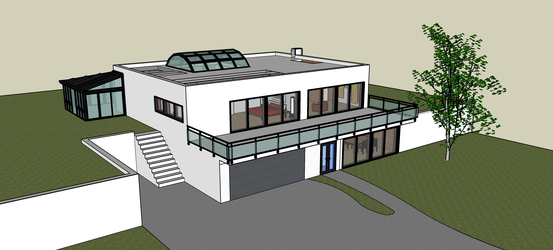 3D visualization of a residential building